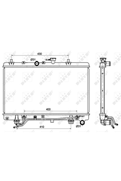 NRF Radiator Racire Motor KIA RIO 1