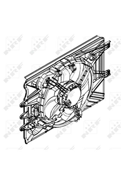 NRF Ventilator Radiator FIAT 500L