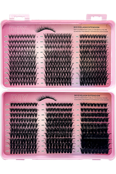 Choice 30D40D50D60D80D100D DIY Lash Extension Kit 30D-100D Lash Clusters Soft...