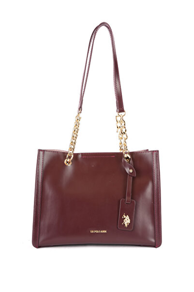 U.S. Polo Assn. Burgundy Women's Shoulder Bag Us26610