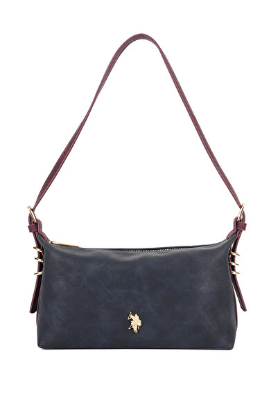 U.S. Polo Assn. Geantă de umăr pentru femei albastru-marin-roșu claret Us26618