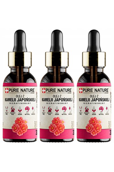CHOSA Ulei De Tsubaki, 3x 30ml, Pentru Par, Pentru Fata, Din Camelie Japoneza...
