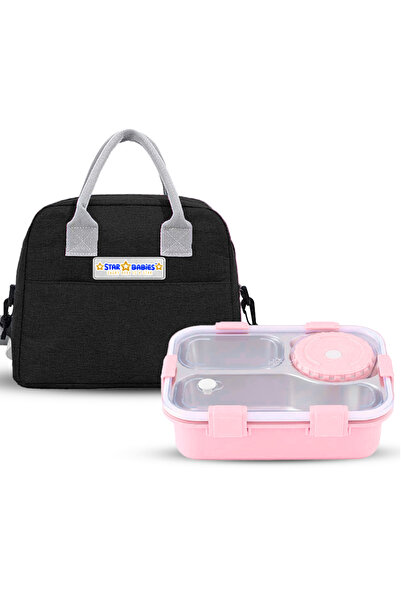 STAR BABiES -Insulated Lunch Bag with 304 Stainless Steel Bento Lunch Box – 4...
