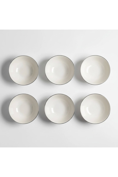 Qua Home Elias Platin 6'lı Kase 14 Cm