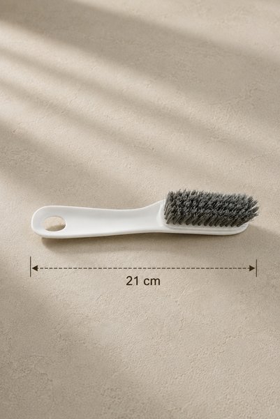Şahane Pazar Multi-Purpose Cleaning Brush with Ergonomic Handle Hard-Bristled Joint Tile Sink Kitchen Bathroom Cleaning Brush Shn-3088