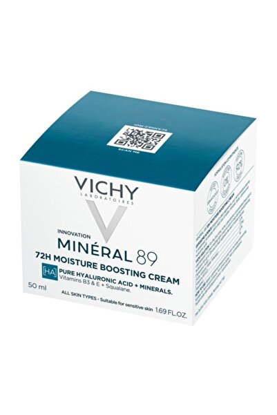Vichy Mineral 89 72ωρη Ενυδατική Κρέμα Προσώπου Ημέρας με Υαλουρονικό Οξύ & Ν...