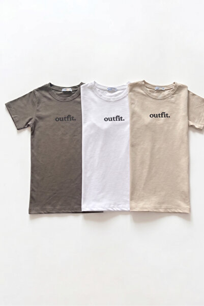 Minik Motion Crew Neck Printed Short Sleeve Children's T-Shirt