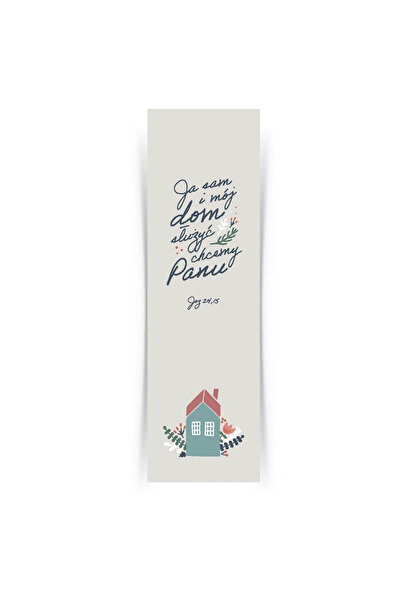 Szaron Semn de carte Szaron, text biblic, multicolor, 18x5cm