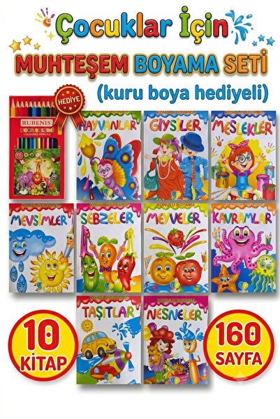 KBY ÇOCUKLAR BOYAMA SETİ