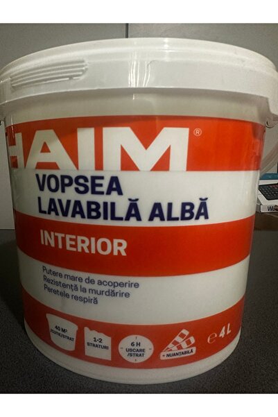 HAIM VOPSEA LAVABILA DE INTERIOR ALBA 4L