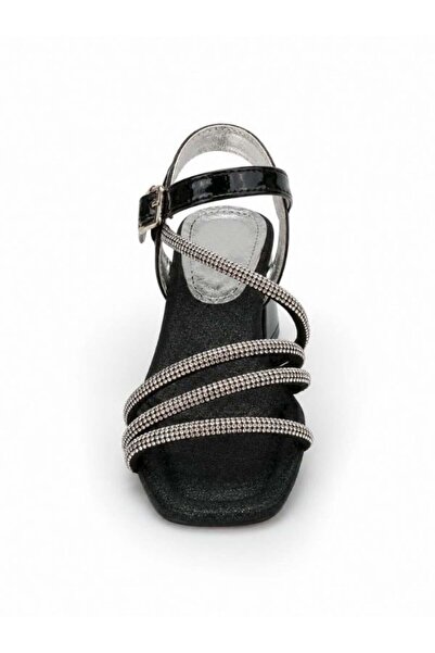 Zekids Girl's Stone Detailed Heeled Shoes