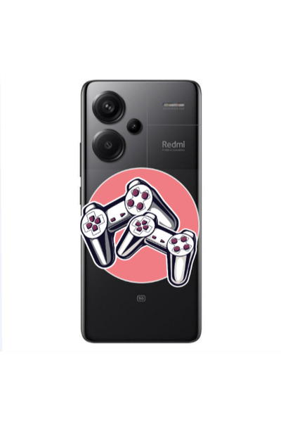 Other Xiaomi Redmi Note 13 Pro+ 5G Retro Joysticks Transparent Silicone TPU Θήκη