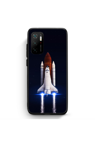 Other Xiaomi Poco M3 Pro space travel Black Glossy Θήκη