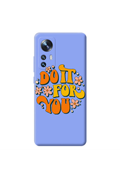 Other Xiaomi Mi 12 Do it For You Light Purple Colored Silicone TPU Θήκη