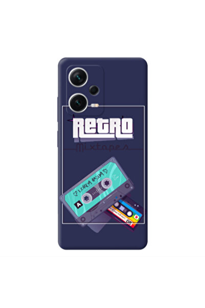 Other Xiaomi Poco X5 Mixtapes Dark blue Colored Silicone TPU Θήκη