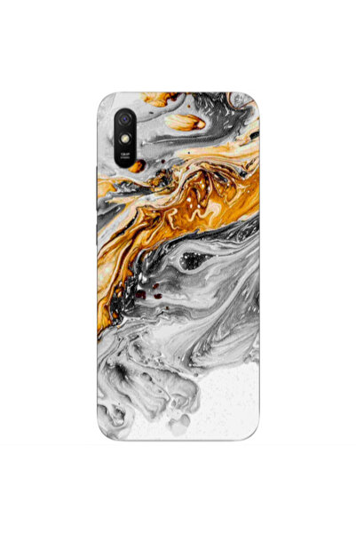 Other Xiaomi Redmi 9A Marble gray Patern Transparent Silicone TPU Θήκη