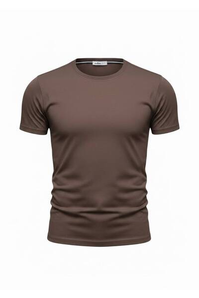 ZEKTON Men's Regular Fit Crew Neck Knitted Viscose T-Shirt - Premium Anti-Pil...