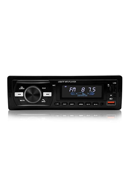 Ruan Radio auto 1 DIN Bluetooth Player MP3 USB Card TF AUX FM Stereo Telecoma...