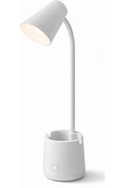 Toybox Gooseneck Reading Lamp with Pen Holder, Touch Control Desk Lamp, 3 Col...