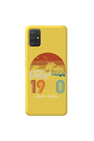 Other Samsung A51 Vintage Yellow Colored Silicone TPU Θήκη