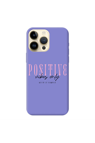 Other Apple iPhone 13 Pro Max Keep It Simple Purple Colored Silicone TPU Θήκη