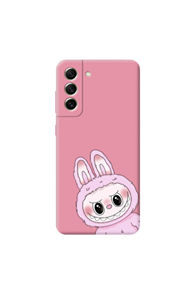 Other Samsung S21 FE Labubu 6 Pink Colored Silicone TPU Θήκη