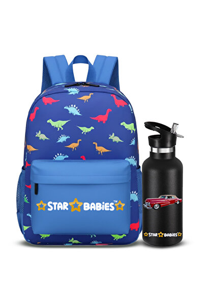 STAR BABiES Kids Backpack and Insulated Stainless Steel Water Bottle 2-Piece ...