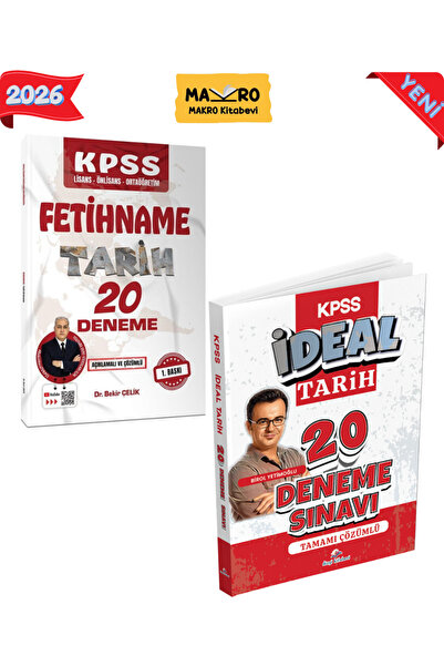 Dizgi Kitap 2026 KPSS FETİHNAME Tarih 20 Deneme Bekir Çelik - KPSS İdeal Tari...