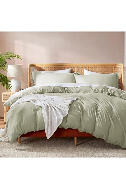 Generic 3-Piece Duvet Cover Set with 300 TC Cotton - Fade Resistant, Stain Fr...