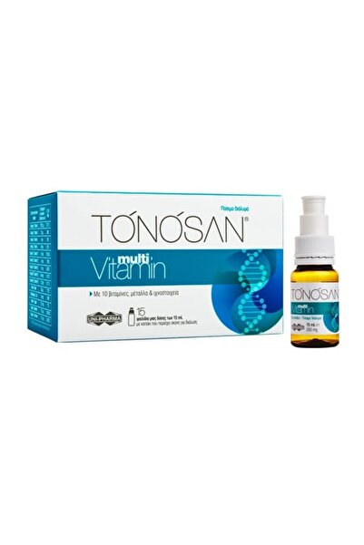 OEM UNI-PHARMA Tonosan Πολυβιταμίνη 15 Φιαλίδια x 15ML