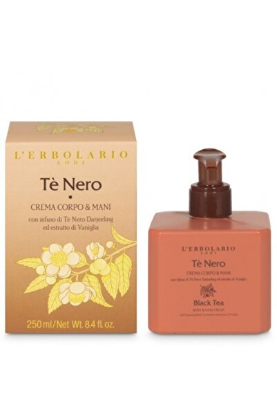 L'Erbolario Te Nero Μαύρο Τσάι Κρέμα Σώματος & Χεριών 250ml