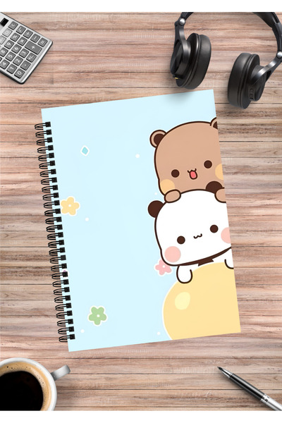 mertfigur Bubu Dudu Anime Spiral Notebook A5 (50 Sheets)