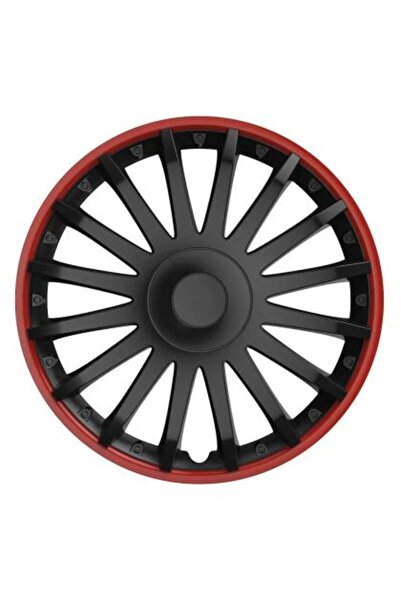 Versaco Κρυστάλλινα Μαύρα / Κόκκινα Τάσια VR56013 - Σετ 14 ιντσών - 4 τεμάχια.