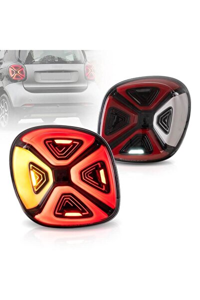 VLAND Σετ Πίσω Φώτων για Smart ForTwo C453 A453, ForFour W453 14-19, Πλήρης Μ...