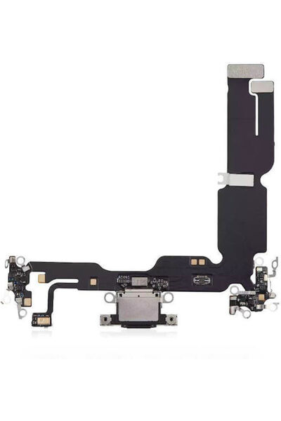 OEM Apple Iphone 15 Plus Καλώδιο Flex Θύρας Φόρτισης Μαύρο