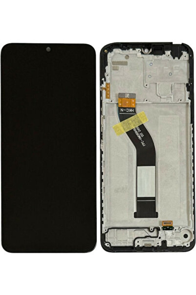 OEM Οθόνη με μηχανισμό αφής και πλαίσιο για Xiaomi Redmi 14C, Poco C75 (Μαύρο)