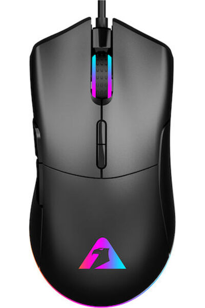 Armageddon Αρμαγκεντόν Φάλκον V LK RGB Ποντίκι Gaming Μαύρο