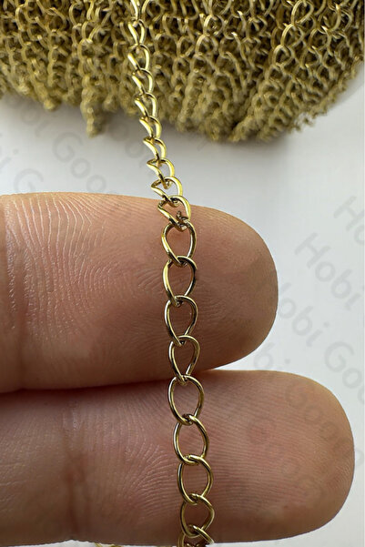 Hobi Goom Stainless Steel Gold Thick Extension Chain (Additional Chain) for J...
