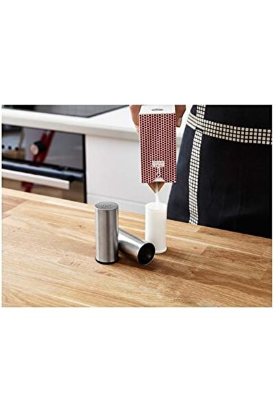 Yıldızan 802.336.75 Plats Salt and Pepper Shaker, Stainless Steel 1302237