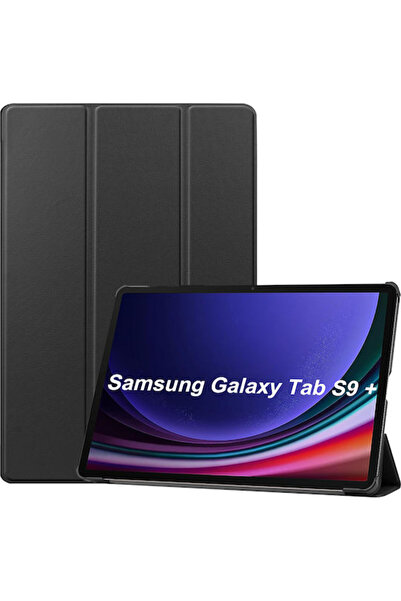 Other Sonique Flip Cover Ανθεκτικό Μαύρο για Galaxy Tab S9+ / Galaxy Tab S10+