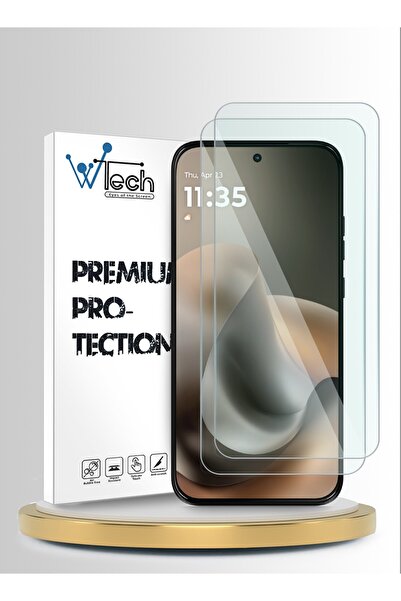 Wtech Motorola Moto G77 5G 2026 Premium Series 9H Tempered Glass 2 Pack Clear