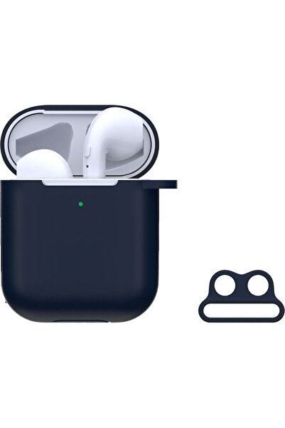 Devia Θήκη Σιλικόνης σε Μπλε χρώμα για Apple AirPods 1 / AirPods 2