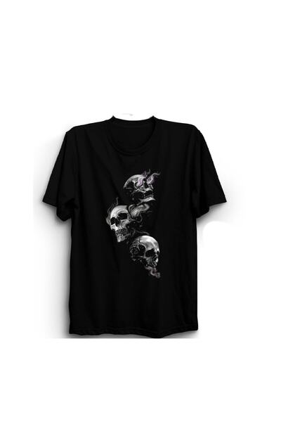 ZOKAWEAR Κρανίο, Τρία Κρανία, Γοτθικό Μπλουζάκι