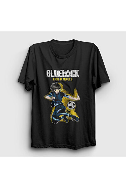 ZOKAWEAR تي شيرت أسود للجنسين من Bachira Meguru لكرة القدم والأنمي Bluelock 4...