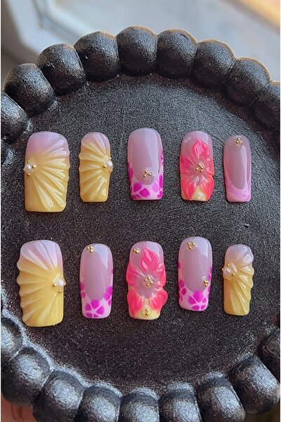 Store Jel Takma Tırnak - Sunshine Bloom orta 10'lu