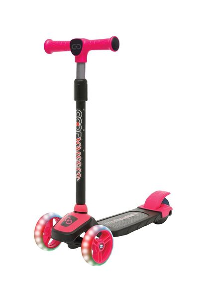 Empressco Renkli Led Işıklı 3 Tekerlekli Yükseklik Ayarlı Scooter Kızlar İçin