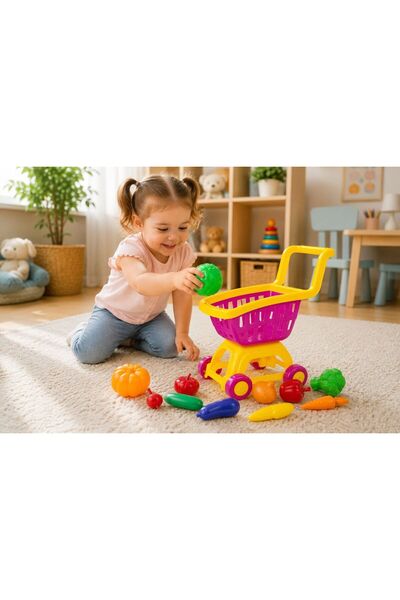 Hashtag Toys Carucior cu cumpărături cu legume - La Plimbare