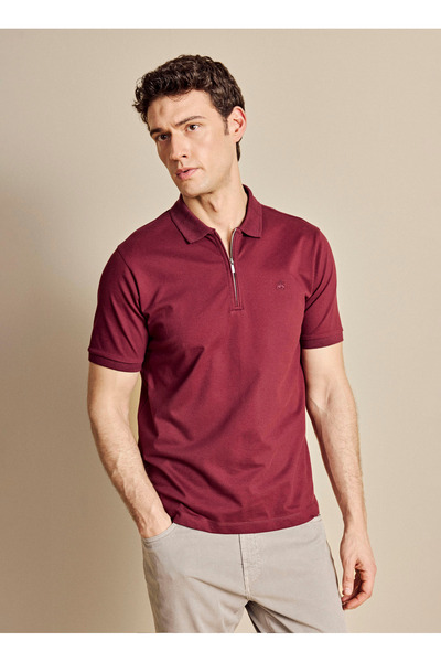 BROOKS BROTHERS T-Shirt, 2XL, Bordo