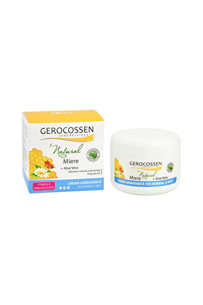 GEROCOSSEN Crema Hidratanta cu Miere + Aloe pentru Ten Uscat 100ml