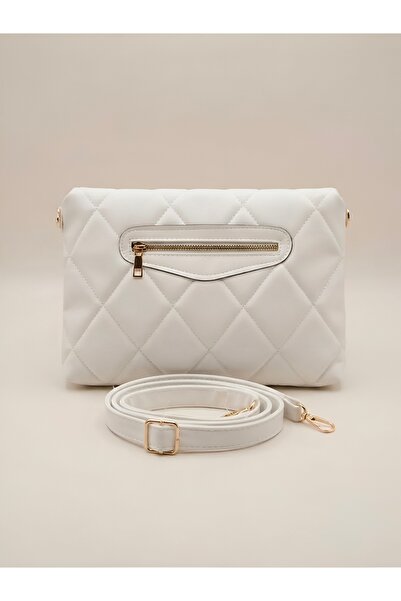 Satuna Women's Quilted Lined Shoulder Bag and Portfolio Bag - 25X33 cm
